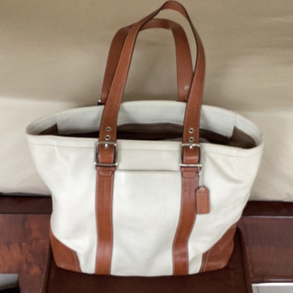 Coach Leather Tote